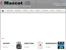 Tablet Screenshot of mascotumc.org